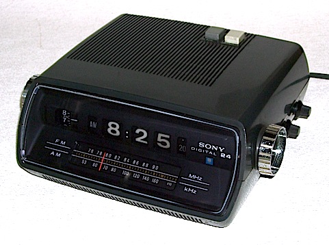 SONY デジタルクロックラジオ ICF-C300 昭和47年【E015】 | れと