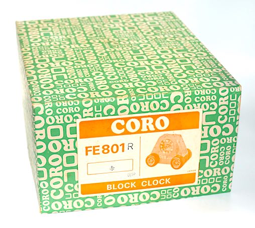 SEIKO レゴブロック型目覚時計『CORO（コロ）FE801R』 外箱・説明書付 昭和40年代【049】 | れとろくろっく 時々ぃ猫