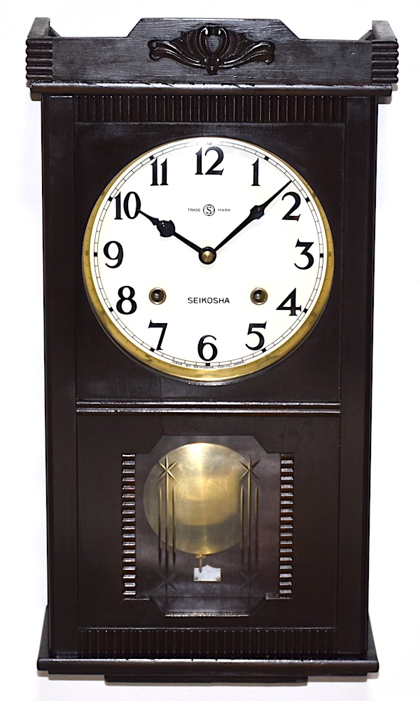 Seikosha(現セイコー)ゼンマイ振り子時計 昭和30年後半 - 掛時計/柱時計