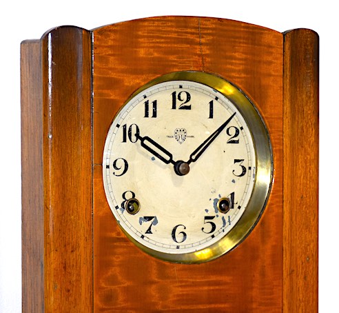 ハートエッチ精工所 小型柱時計 昭和10年代前半【W249】 | れと