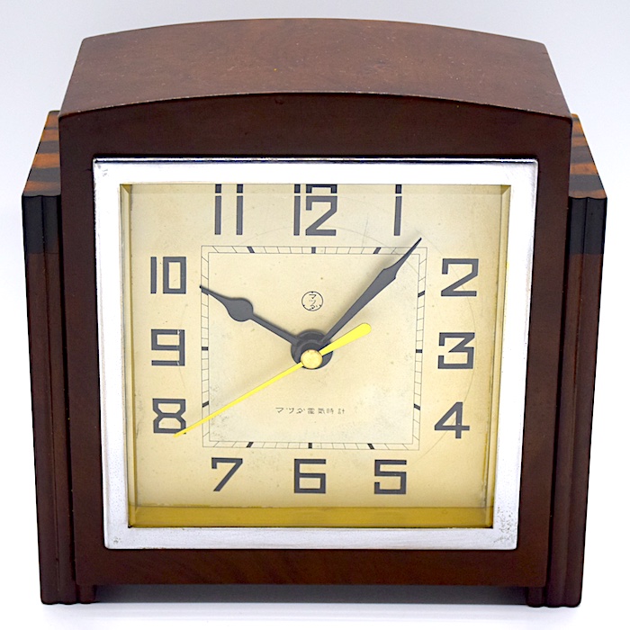径27センチ希少✴️アンティーク  マツダ電気時計  昭和初期 稼働品 ビンテージ