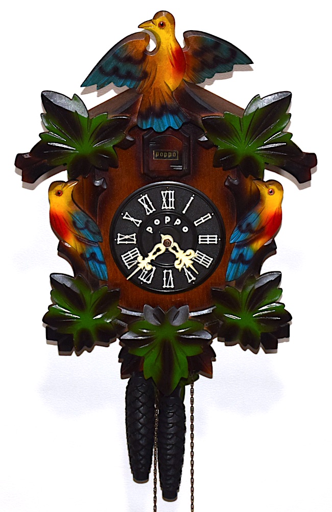 ブランド超大型 手塚時計 フクロウ掛け時計 アナログ