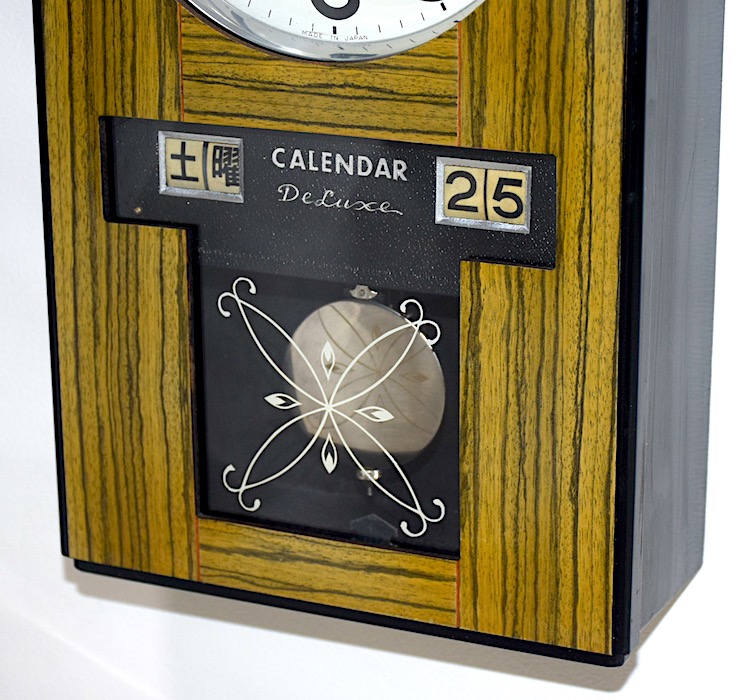 Pearl（パール） 箱型柱時計 CALENDAR Deluxe 30DAY 昭和30年代後半頃