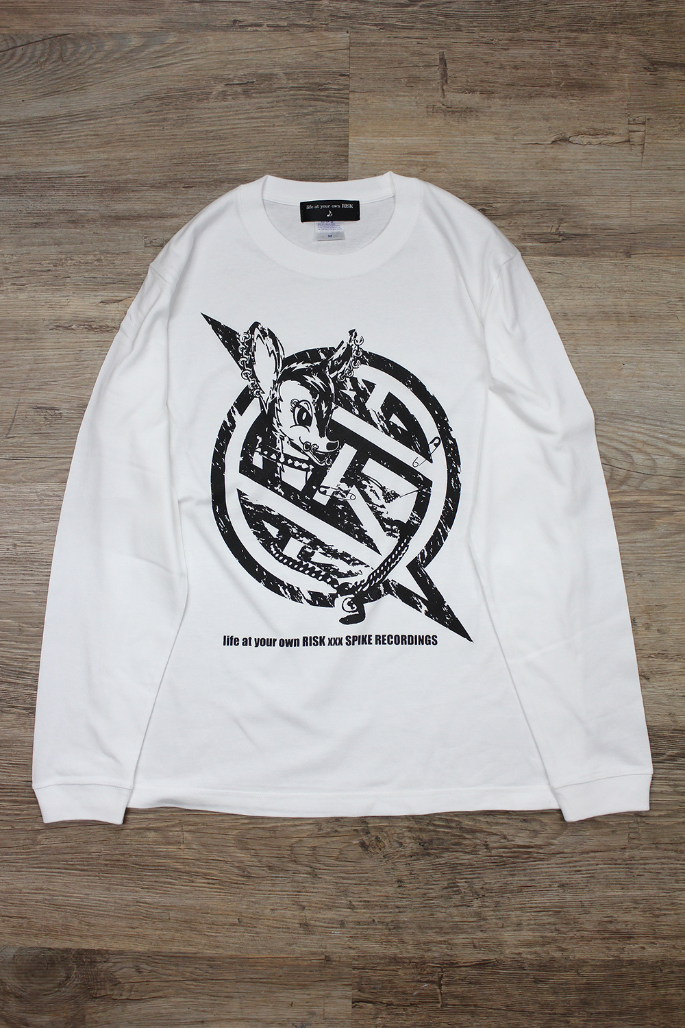 RISK×SPIKE RECORDINGSコラボレーション 長袖Tシャツ | RISK