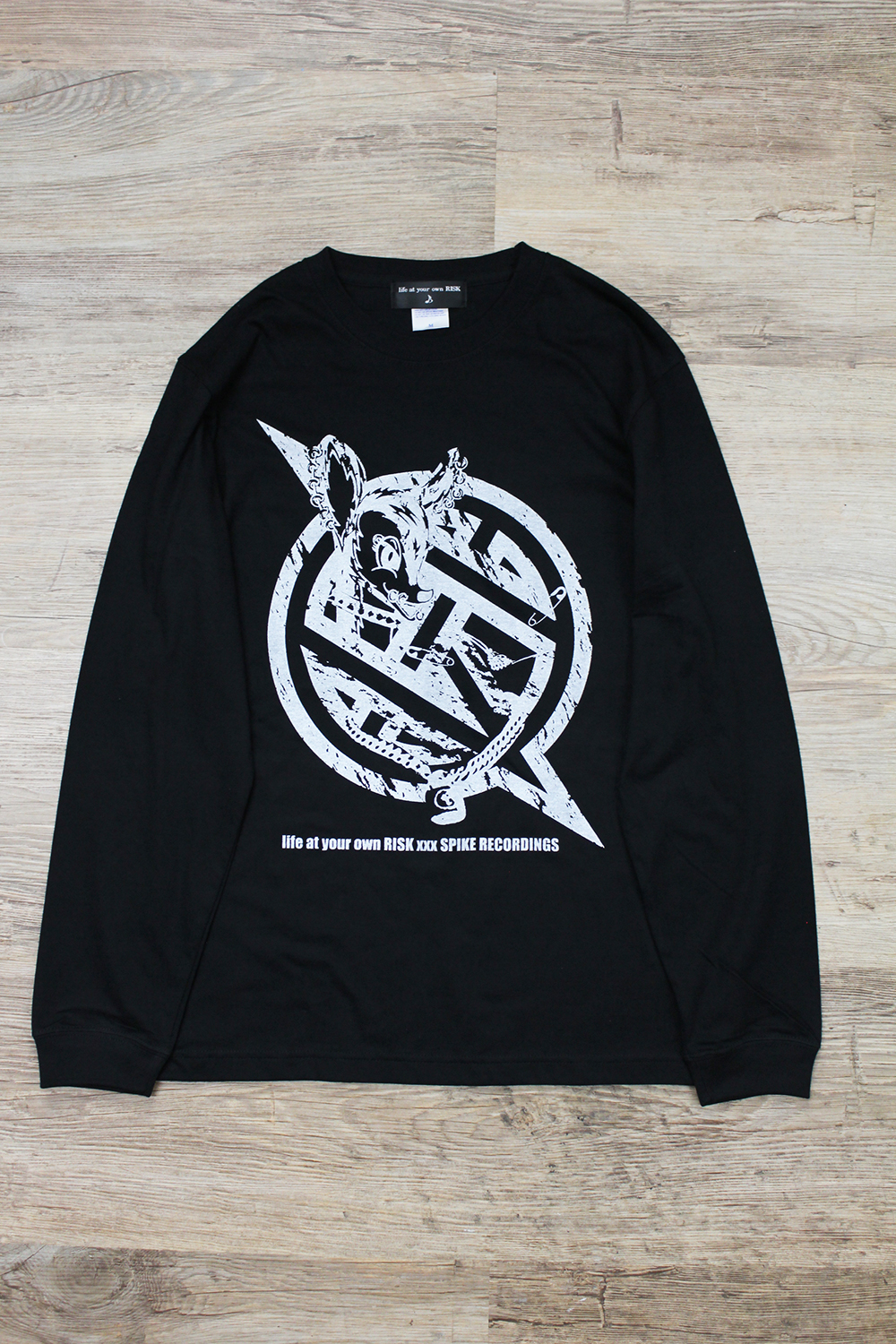 RISK×SPIKE RECORDINGSコラボレーション 長袖Tシャツ | RISK