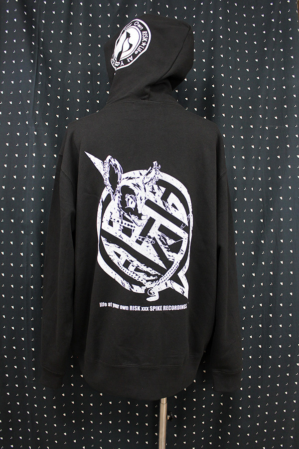 life at your own RISK×××SPIKE RECORDINGS コラボZIP PARKA | RISK