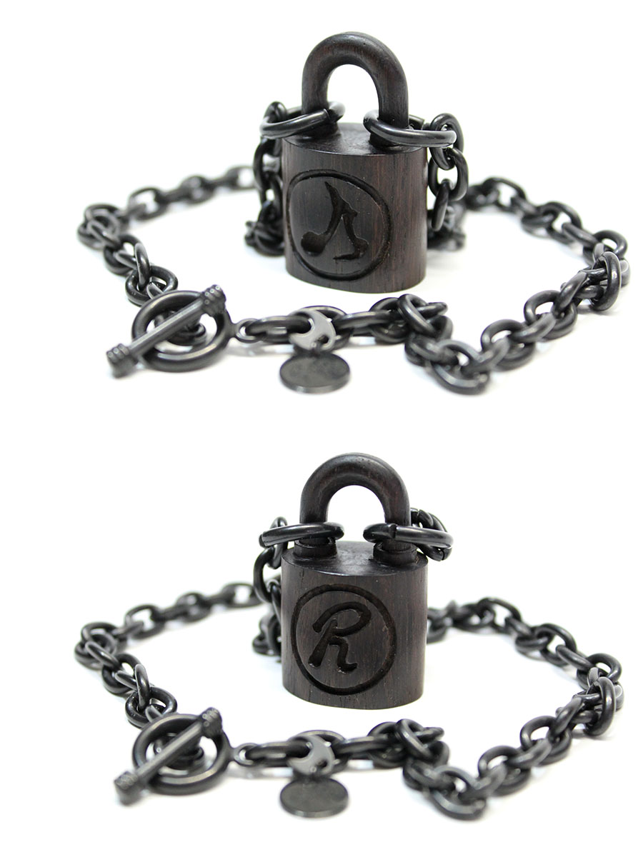 WOODEN PADLOCK NECKLACE【GARA×RISK】 | RISK