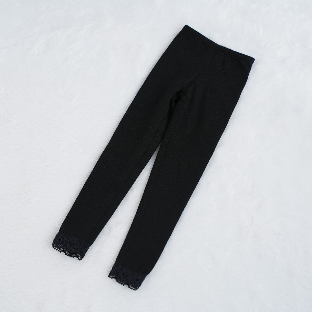 ブラック】レースレギンス（9分丈） | ぽるかどっと.
