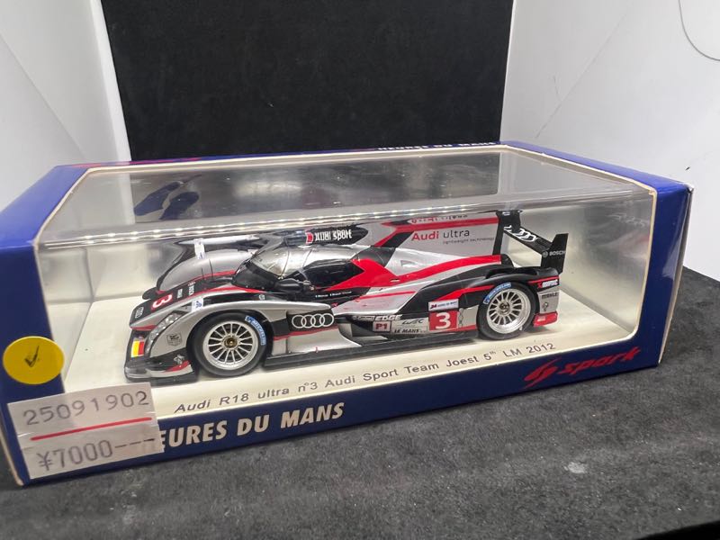 スパーク 1/43 S3702 アウディ R18 #3 Audi Sport Team Joest ルマン