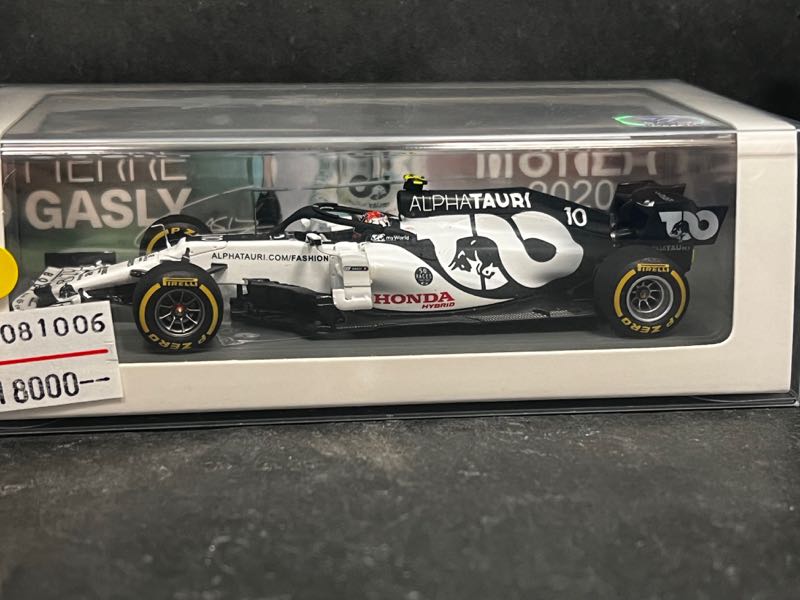 ガスリー公式サイン入り品 スパーク 1/43 S6480S スクーデリア アルファタウリ AT01 F1 チーム 優勝 イタリアグランプリ 2020 ピエール  ガスリー | ミニカー キット 中古 買取り 販売 モデルガレージ ロム