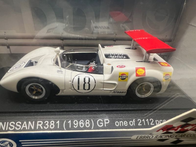エブロ 1/43 43494 日産R381 #18 高橋国光 1968 日本グランプリ