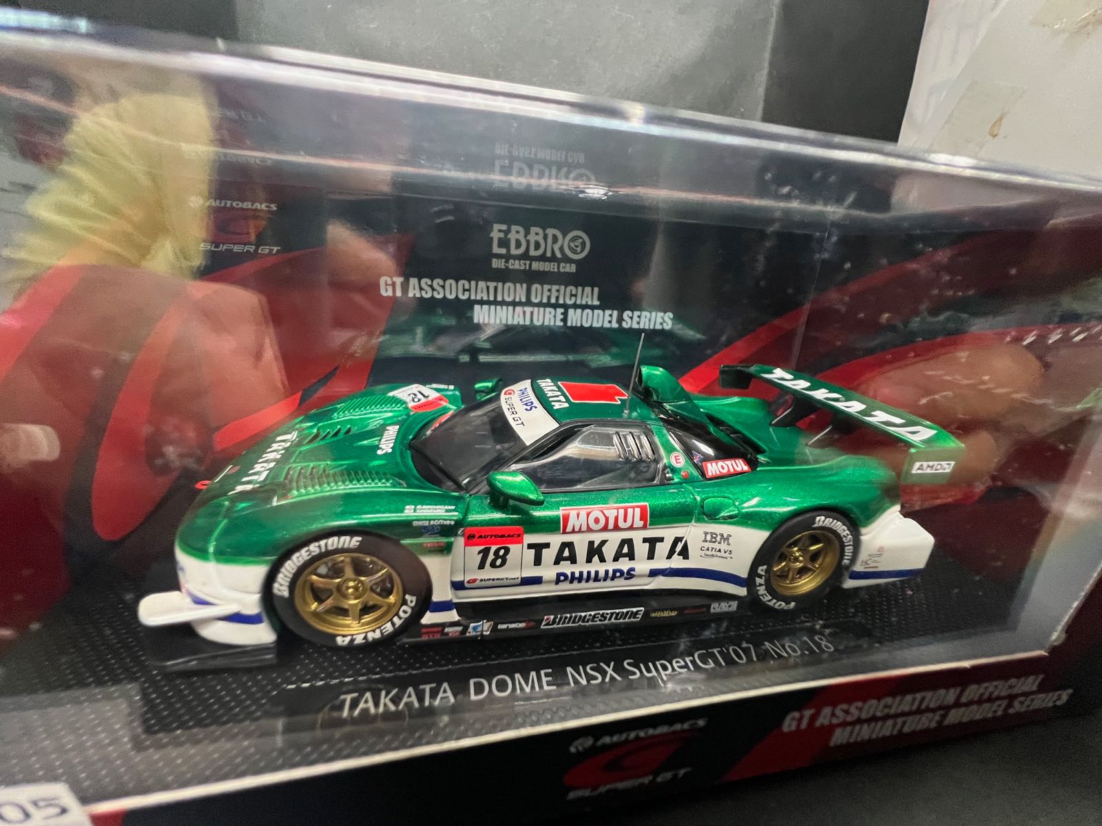 エブロ 43918 1/43 タカタ 童夢 NSX スーパーGT 2007 #18 | ミニカー 