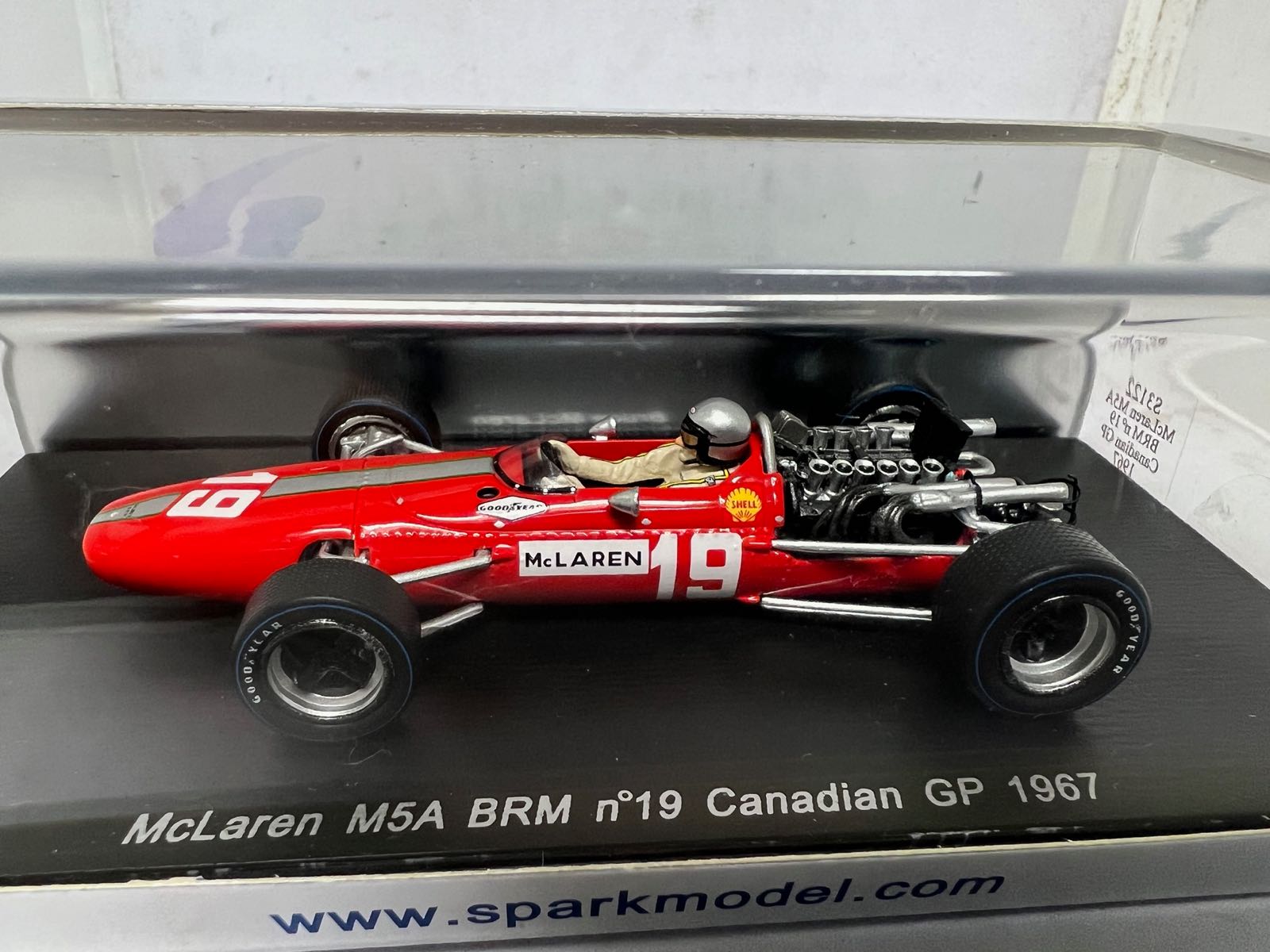 最新作即納■スパークモデル 1/43 1968 マクラーレンM5A BRM #3 J.ボニエ イタリアGP レーシングカー
