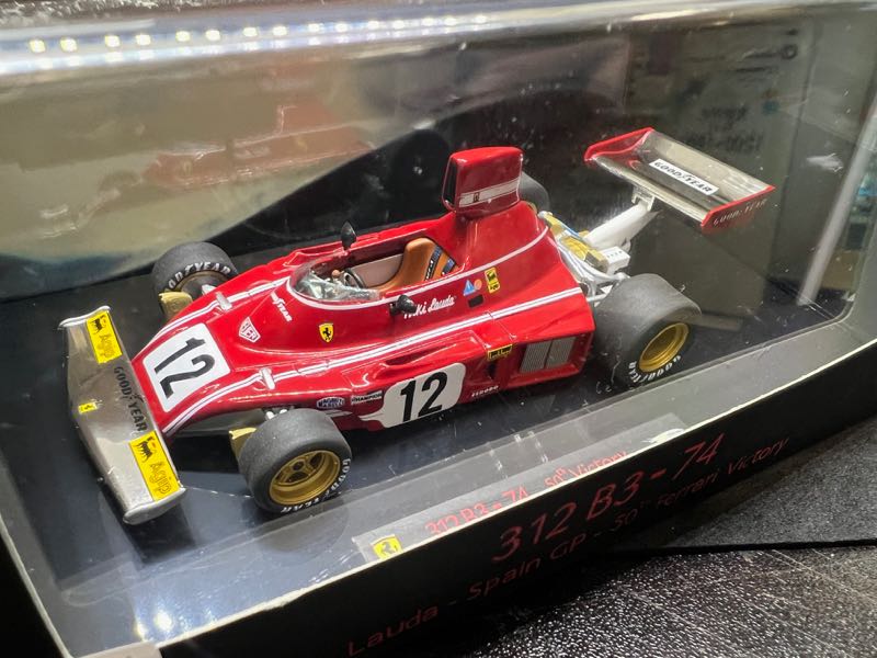 マテル エリート1/43 N5601 フェラーリ312B3 No.12 N.ラウダ 1974
