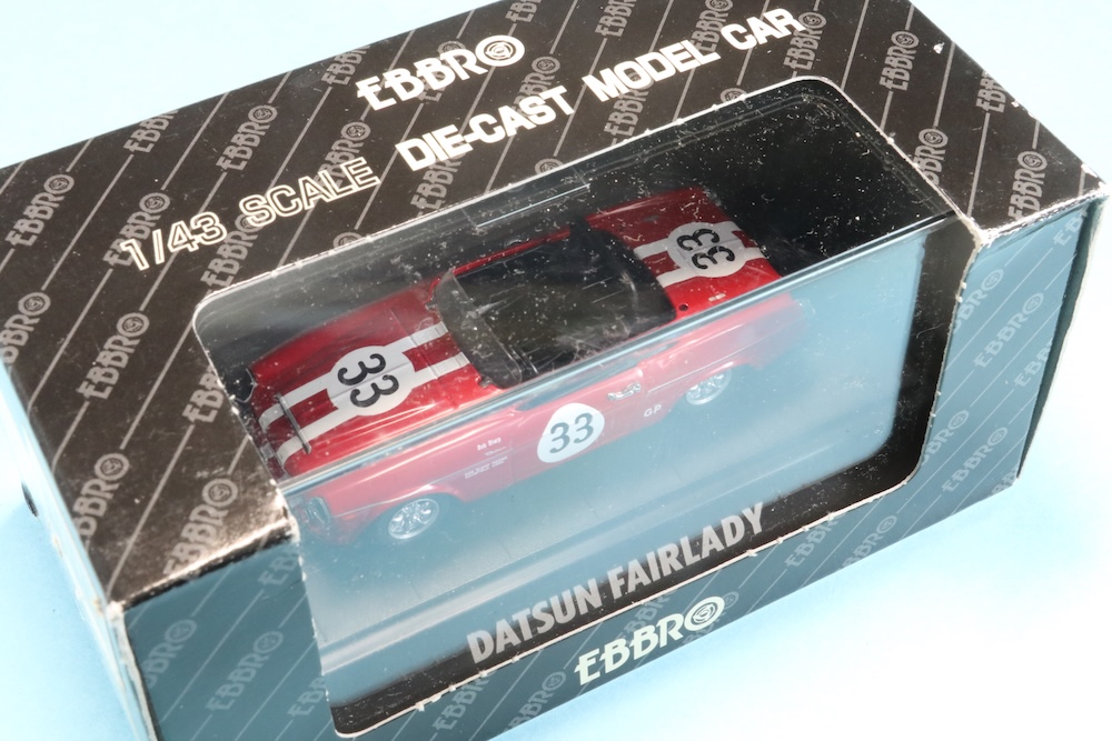 18 エブロ 1/43 ダットサンフェアレディ SCCA RACE No.33 | ミニカー