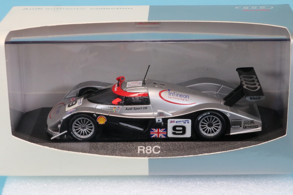 ミニチャンプス MIN20000000808 1/43 アウディ R8C クローズド プロトタイプ レーシング カー ルマン 1999 No ...