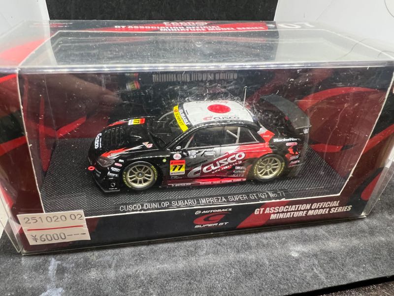 エブロ 1/43 43974 クスコ ダンロップ スバル インプレッサ #77