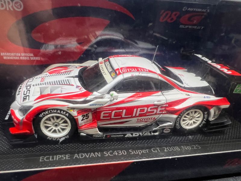 エブロ 44056 1/43 イクリプス アドバン SC430 2008 スーパーGT GT500