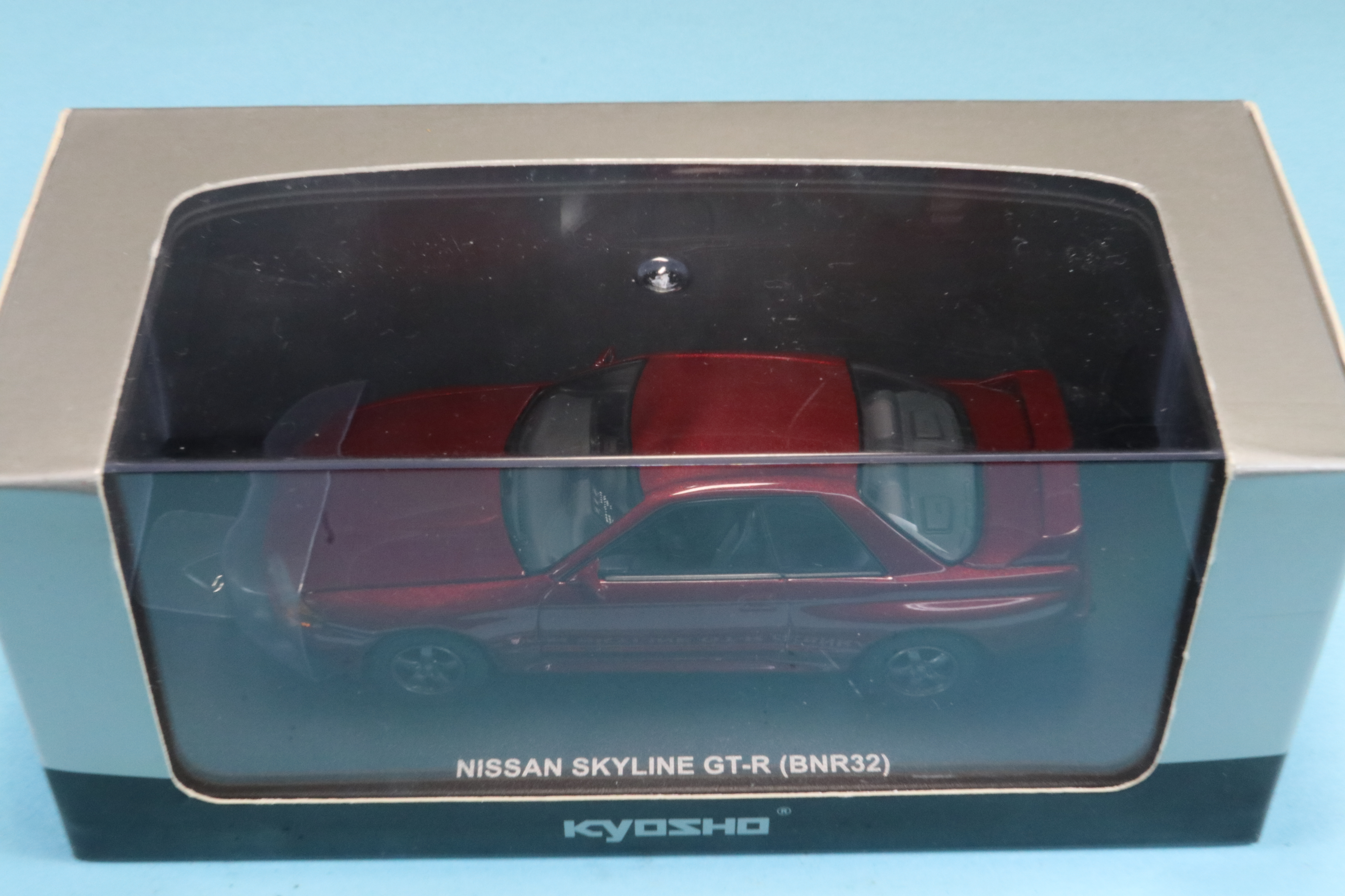03221R 京商 1/43 ニッサン スカイライン GT-R (BNR32) レッドパール