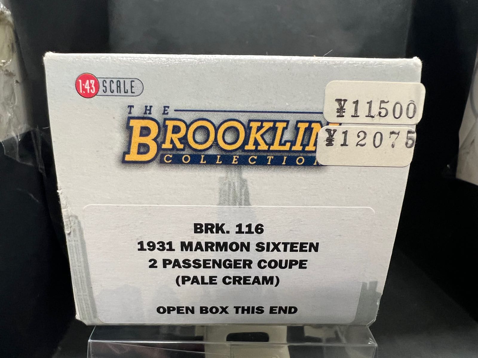 ブルックリンモデル 1/43 BRK116 1931 マーモン16 ２パッセンジャー