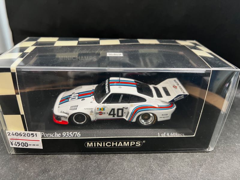 400766340 ミニチャンプス PMA 1/43 ポルシェ935 #40 1976 ルマン | ミニカー キット 中古 買取り 販売  モデルガレージ ロム