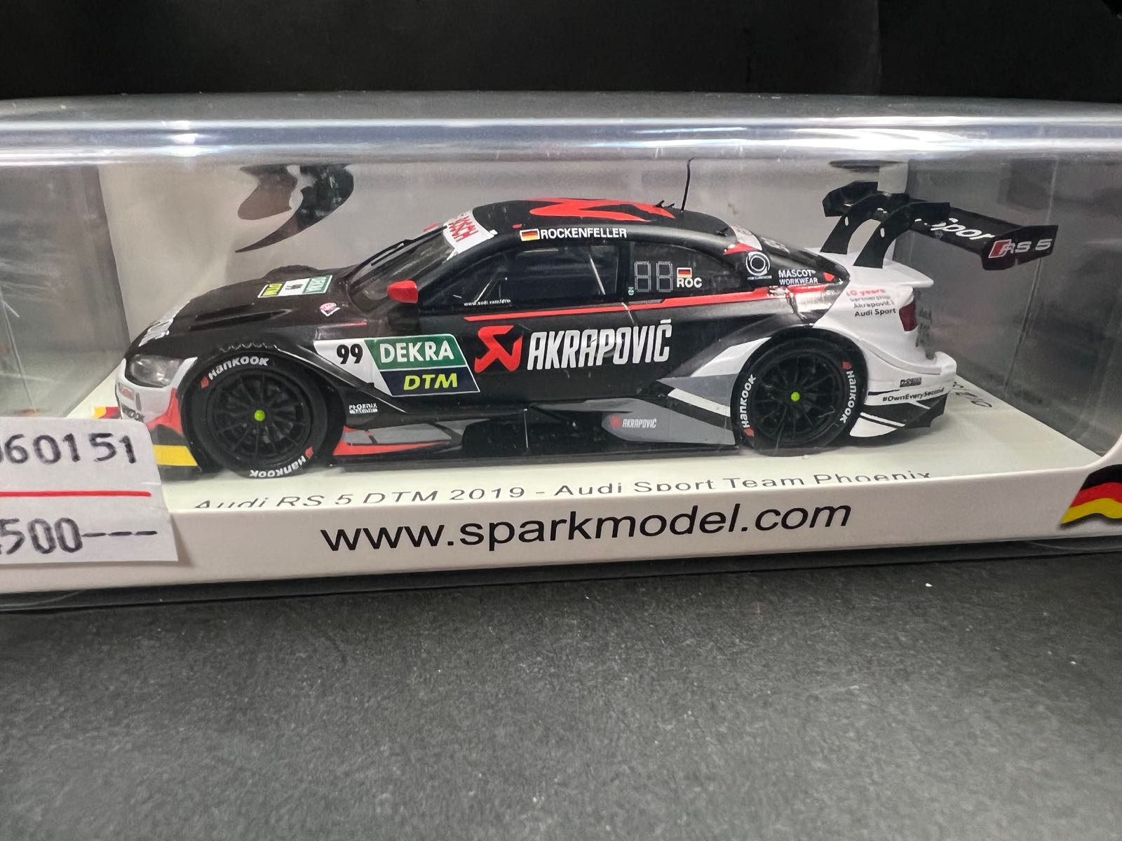 SPARK 1/43 SG451 Audi RS 5 DTM #99 2019 Audi Sport Team Phoenix 