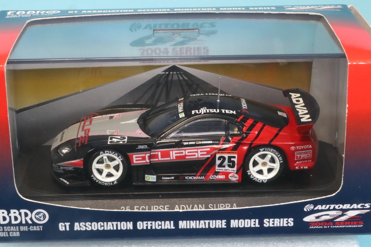 エブロ EBBR43597 1/43 トヨタ ECLIPSE ADVAN SUPRA エクリプス