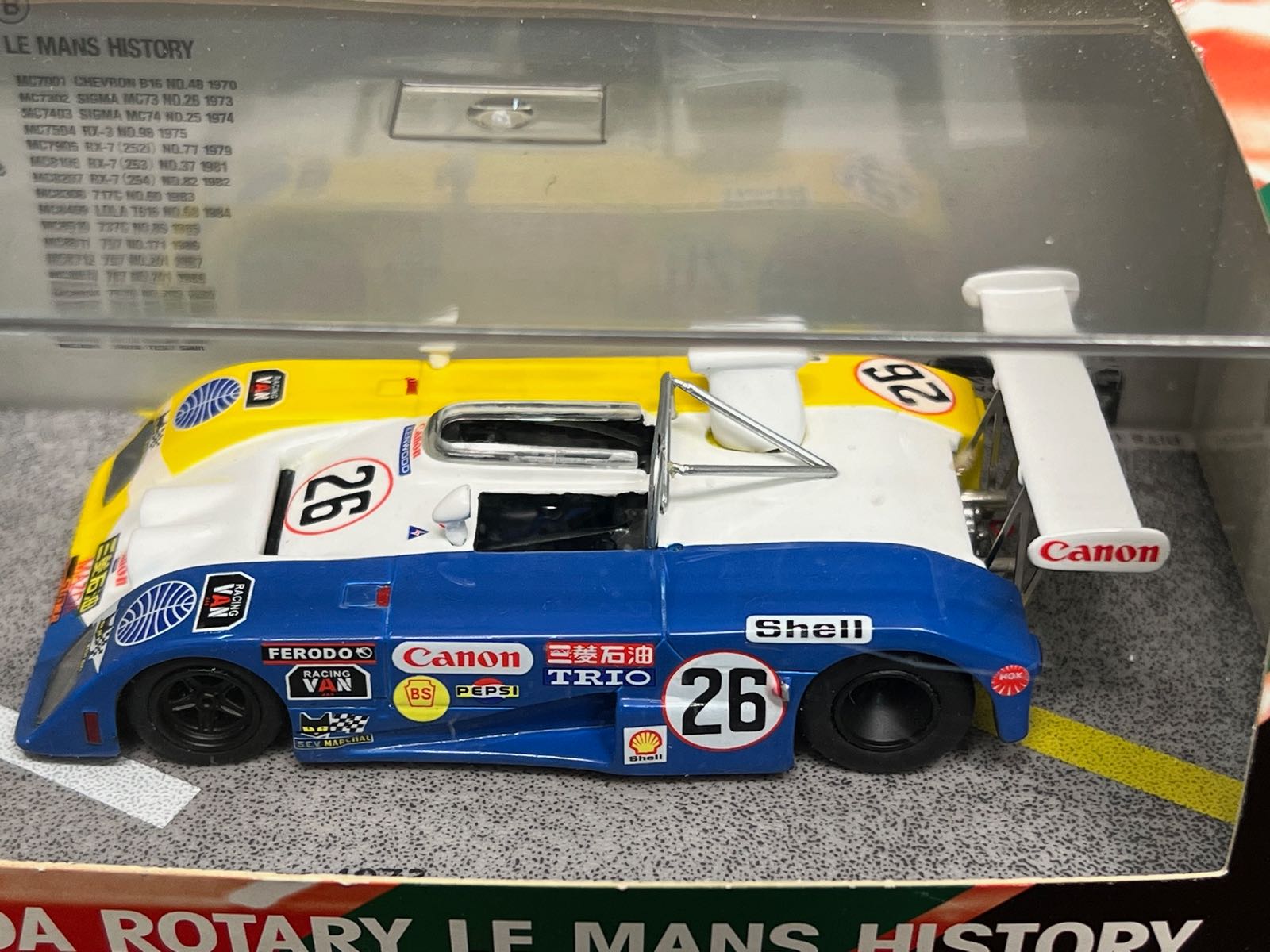 国際貿易 特注 1/43 LOLA T616 MAZDA 1974 ルマン マツダ ロータリー ルマン ヒストリー コレクション - おもちゃ、ゲーム