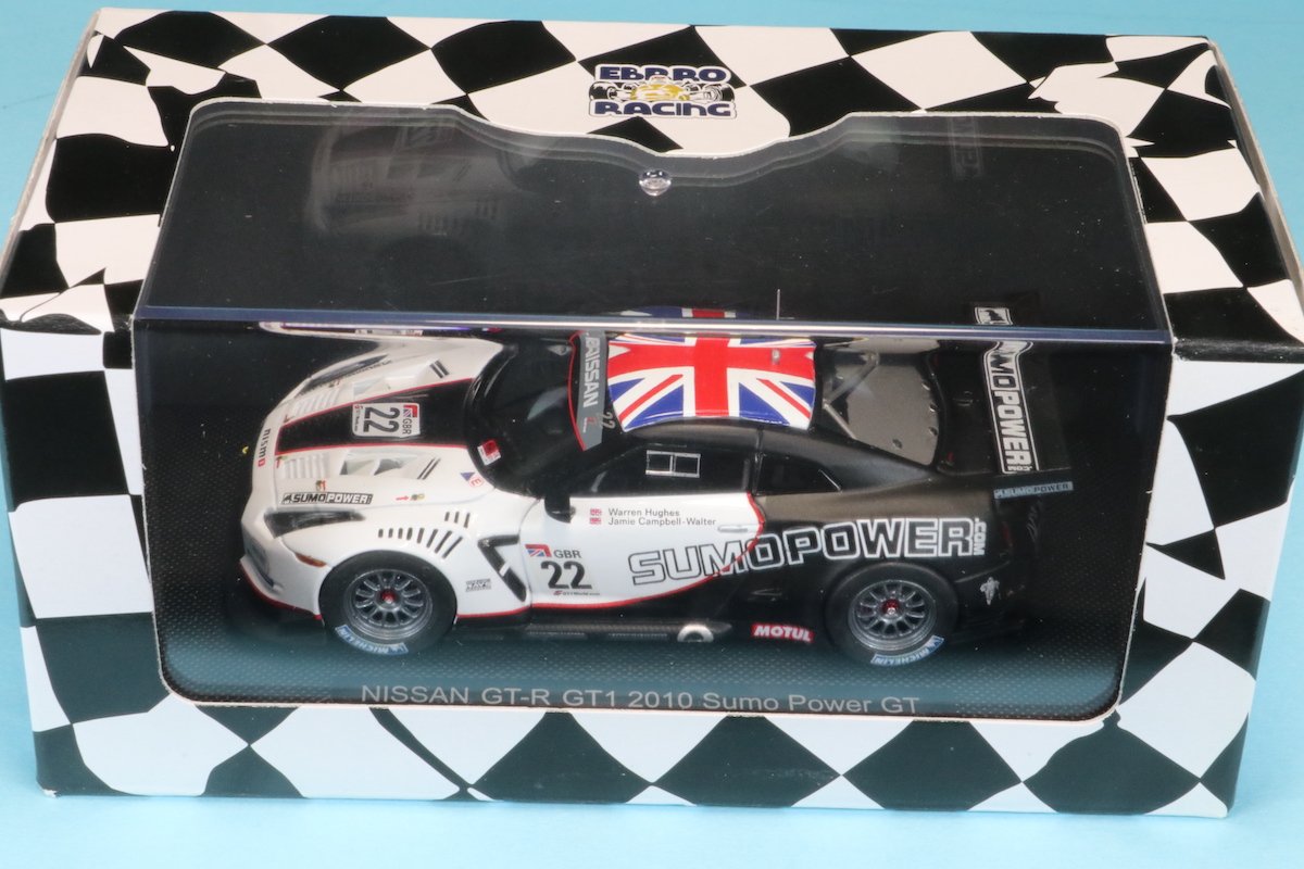 エブロ EBBR44382 1/43 ニッサンGT-R GT1 2010 Sumo Power GT No