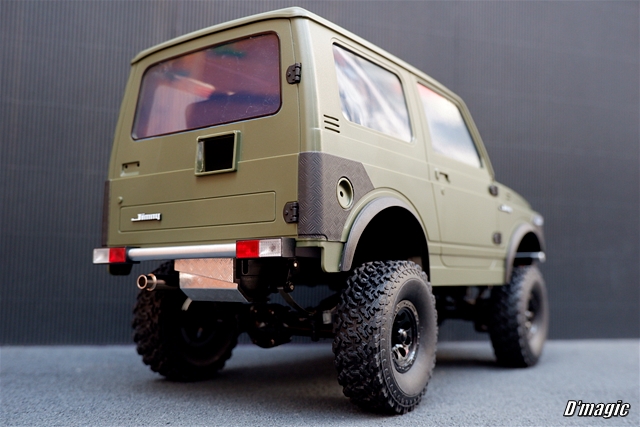 DM-J1-B200 D'magic クローラーリアバンパー タイプ1 WPL C74 ジムニー