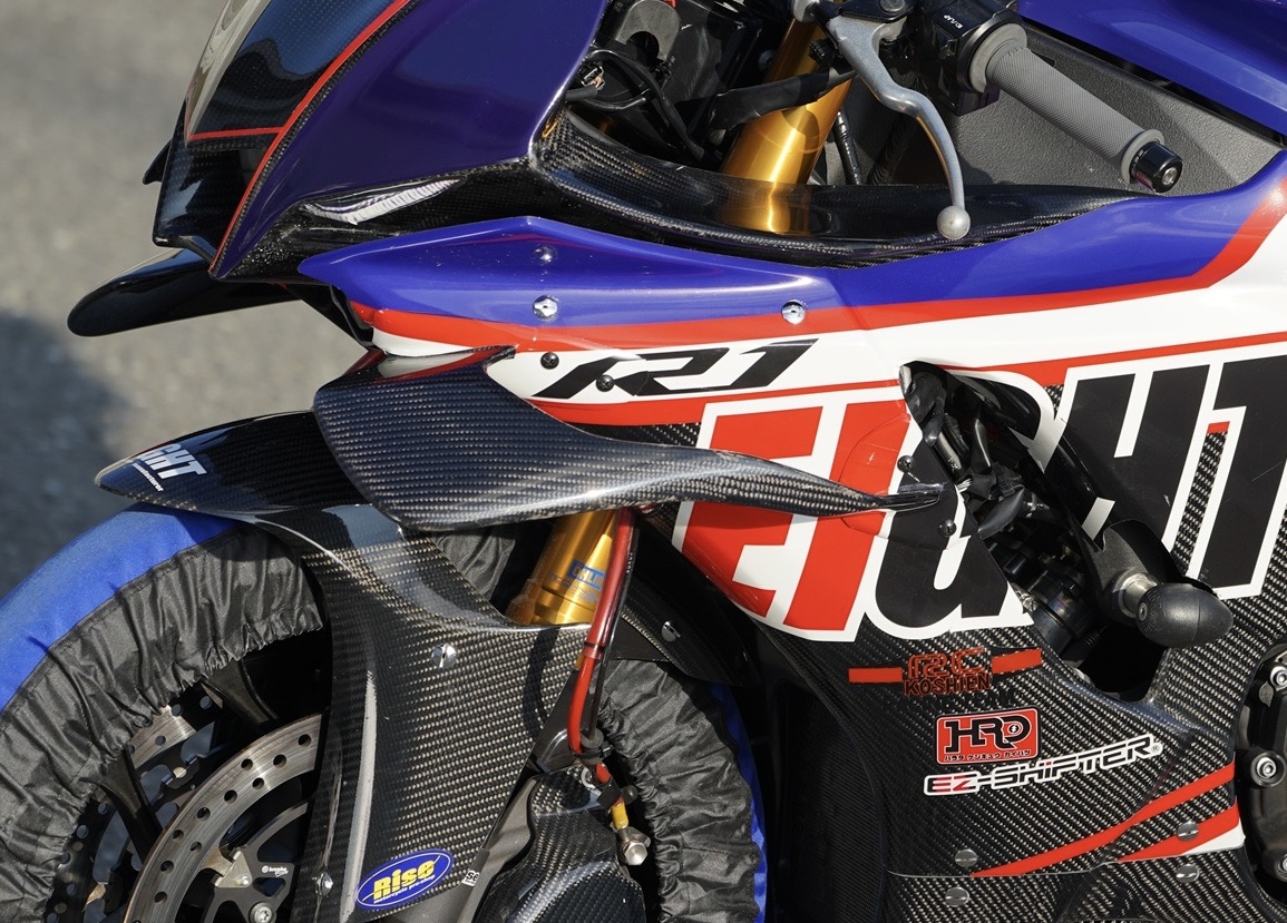 25YZF-R1 フルカウル用ウイングレット左右/カーボン綾織 | EIGHT （才