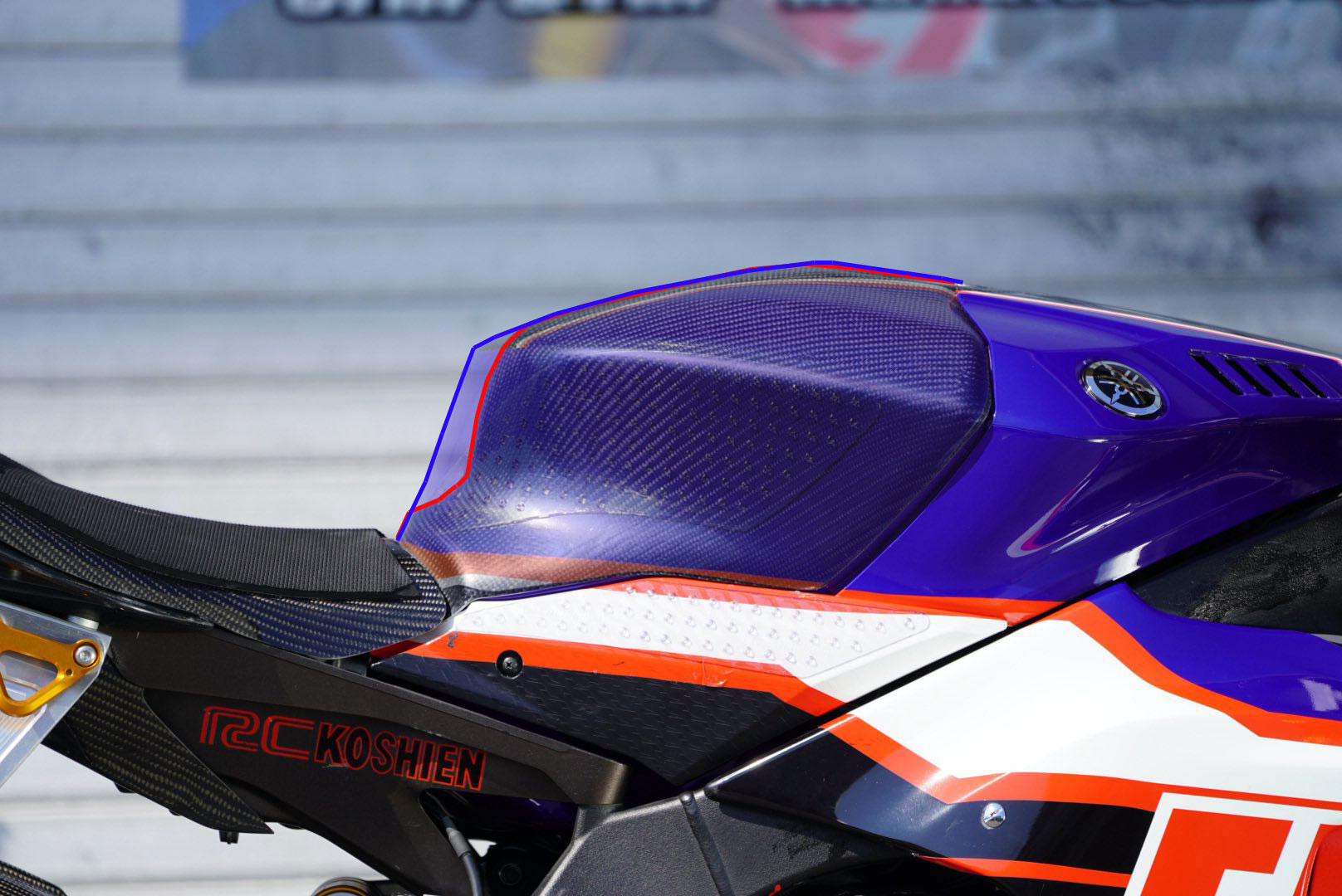 YZF-R1('15~'19・'20~)　MタンクカバーM1type才谷屋 YZF-R1('15~'19・'20~) MタンクカバーM1type才谷屋 - メルカリ