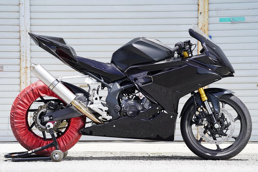 23~CBR250RR(MC51)ﾌﾙｶｳﾙ/ﾚｰｽ/純正ｽｸﾘｰﾝ用*ﾄﾞﾘｰﾑｶｯﾌﾟ仕様 | EIGHT （才谷屋ファクトリー､HEART）