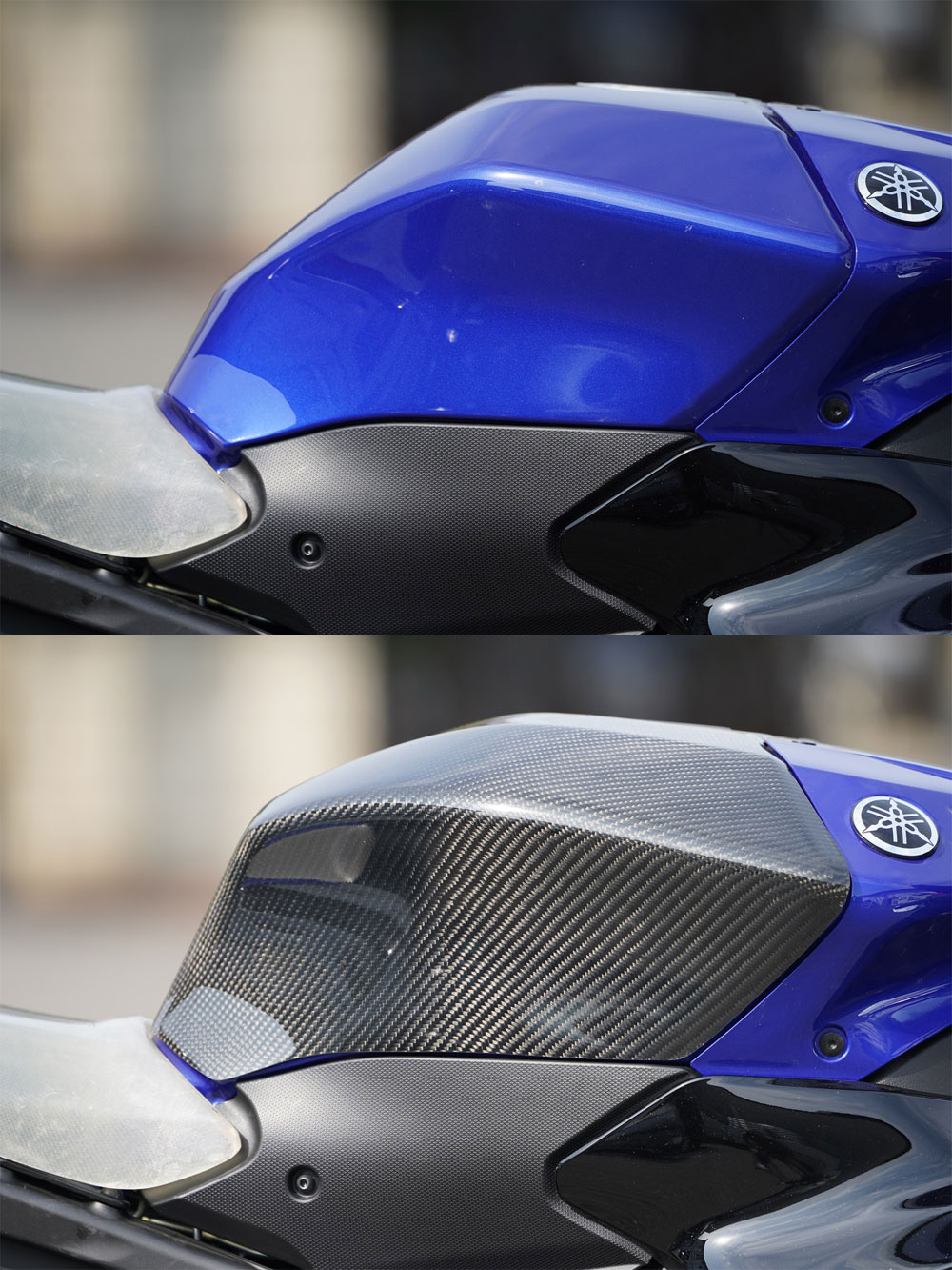 25~YZF-R9 タンクカバー/ｺｰﾙﾄﾞﾌﾟﾚｽ製法 | EIGHT （才谷屋ファクトリー