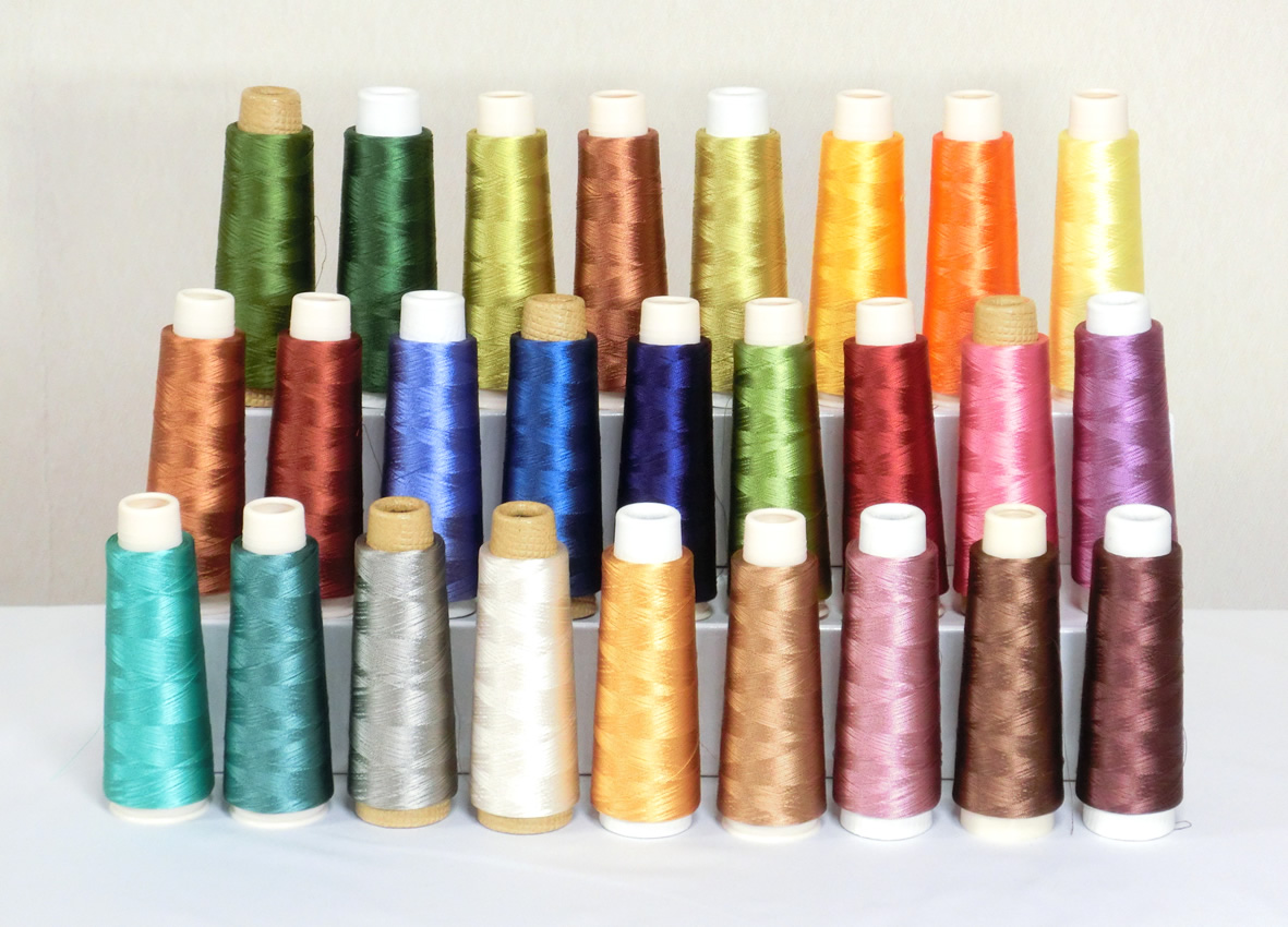 単品 26色 ジャノメカラーVol.3 1000m巻 | 高品質な日本製ミシン刺繍糸