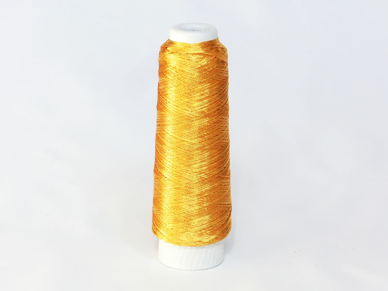 金糸 ミシン刺しゅう糸 1000ｍ巻 メタリックカラー・ゴールド・ラメ糸