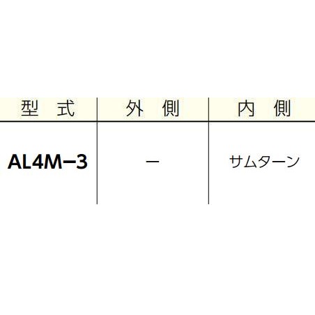 美和ロック AL4Mー3 BS38mm DT33～41mm 仕上 ST | LOCKS 美和