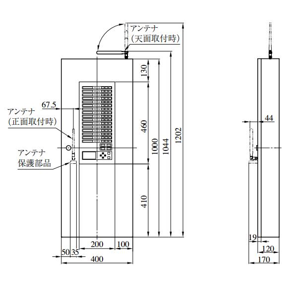 美和ロック BANーVS16B 多回線電気錠制御盤 (16回線