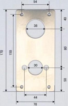 美和ロック EMA17 MA用エスカチオン 1枚入 | ロックス 美和ロック社