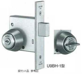美和ロック U9DZRー1 BS38mm DT33～41mm 仕上 ST KEY3 Rフロント