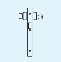 GOAL P-EM-5(11) BS51mm DT43～52mm キー3本付属 ◇6Pコネクター | ロックス ゴール社製品通信販売 電気錠 Ver.