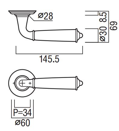 UNION UL414-001 磁器 ホワイト + ブラス ミラー | ＬＯＣＫＳ UNION