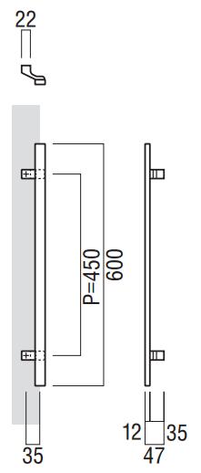 UNION T1253-26-111-L600 アルミ ヘアラインブラック | ＬＯＣＫＳ