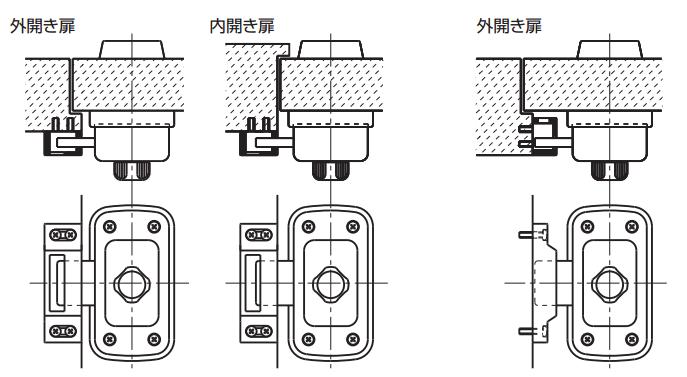 GOAL MDU-5 扉厚24～49mm キー3本付属 | ＬＯＣＫＳ GOAL ゴール社製品通信販売 一般錠 Ver.