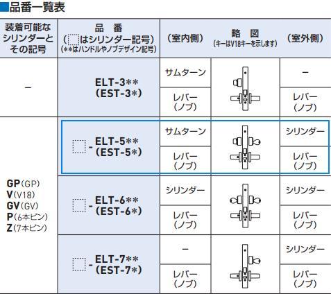 GOAL EST-5Q11S BS76mm DT33～42mm キー3本付属 | ＬＯＣＫＳ GOAL ゴール社製品通信販売 電気錠 Ver.