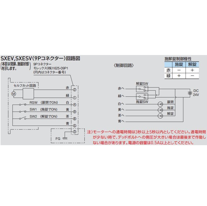 GOAL SXEV-5(11) BS51mm DT30～42mm KEY3 ◇9Pコネクター | LOCKS