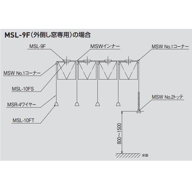 GOAL ゴール MSL-9F 外開き用 | LOCKS GOAL ゴール社製品通信販売