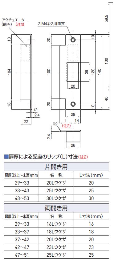 GOAL ESSF-5Q11S BS76mm DT33～42mm キー3本付属 | ＬＯＣＫＳ GOAL