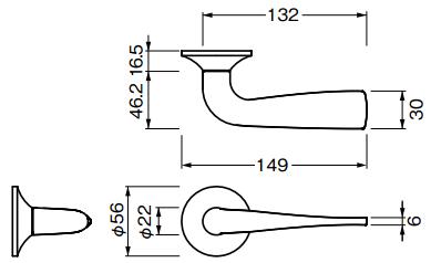 BEST 表示錠 231N2T-NE-04 BS51 黒ニッケル＋サテンブラック | ＬＯＣＫＳ BEST ベスト社製品通信販売 Vol.1