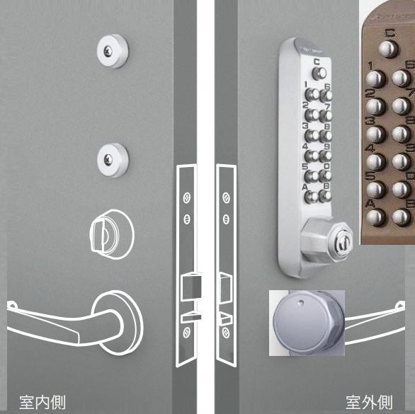 KEYLEX 500【GOAL】LH.HN.SAK 取替部品・ロックターン DT30